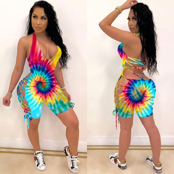 women's jumpsuits & rompers anjamanor tie dye jumpsuit women summer 2021 club outfits strappy lace up cutout deep v backless bodycon ro, Black;white
women's jumpsuits & rompers anjamanor tie dye jumpsuit women summer 2021 club outfits strappy lace up cutout deep v backless bodycon ro, Black;white