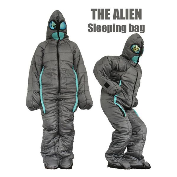 sleeping bags alien polyester fiber wearable camping bag winter comfortable durable funny full body rest warm hiking equipment
sleeping bags alien polyester fiber wearable camping bag winter comfortable durable funny full body rest warm hiking equipment