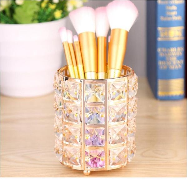 luxury crystal metal makeup brush holder storage tube glitter diamond cosmetic brushes organizer box make bbykae
luxury crystal metal makeup brush holder storage tube glitter diamond cosmetic brushes organizer box make bbykae