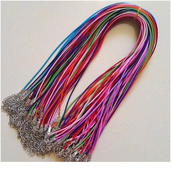 fashion 2.0mm 45cm 60cm 70cm +5cm black wax rope lobster clasp necklace lanyard jewelry pendant cords 100pcs/lot jllbnc, Silver
fashion 2.0mm 45cm 60cm 70cm +5cm black wax rope lobster clasp necklace lanyard jewelry pendant cords 100pcs/lot jllbnc, Silver