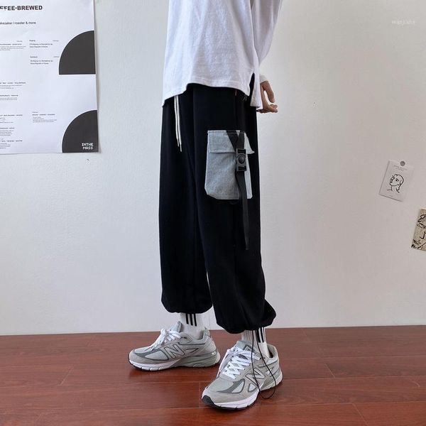 2020 korean style men's fashion loose cargo casual pants streetwear hip hop style trousers fitness sweatpants m-2xl1, Black
2020 korean style men's fashion loose cargo casual pants streetwear hip hop style trousers fitness sweatpants m-2xl1, Black
