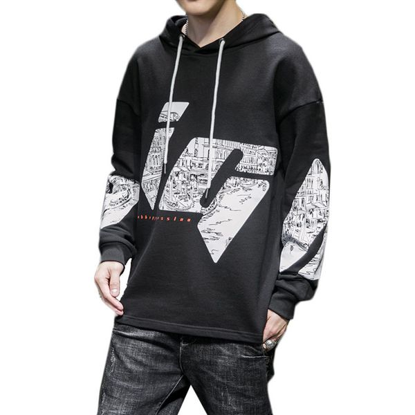 european american 2020 autumn casual printing loose pullover hooded fashion sweatshirts for men long-sleeve t-shirt, Black
european american 2020 autumn casual printing loose pullover hooded fashion sweatshirts for men long-sleeve t-shirt, Black