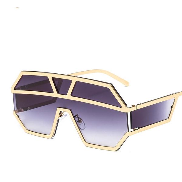 sunglasses one-piece personalized style european and american trendy men women fashion frame all-match sun glasses, White;black
sunglasses one-piece personalized style european and american trendy men women fashion frame all-match sun glasses, White;black