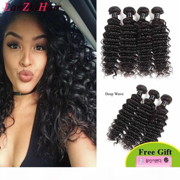 mongolian deep wave virgin hair bundles malaysian remy human hair extensions nature color 1 4 bundles deep wave hair weaves by dhl, Black
mongolian deep wave virgin hair bundles malaysian remy human hair extensions nature color 1 4 bundles deep wave hair weaves by dhl, Black