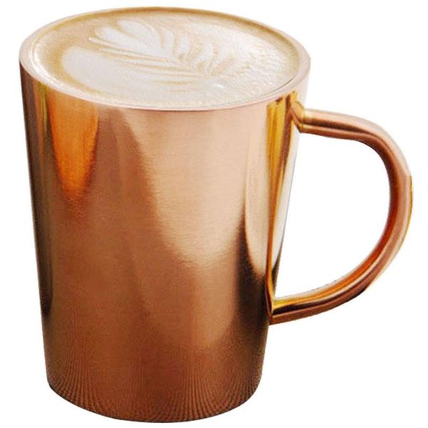 340 Ml Stainless Steel Copper Plated Coffee Cup Double Layers 304 High Temperature Resistance Milk Mug Rose Gold
340 Ml Stainless Steel Copper Plated Coffee Cup Double Layers 304 High Temperature Resistance Milk Mug Rose Gold