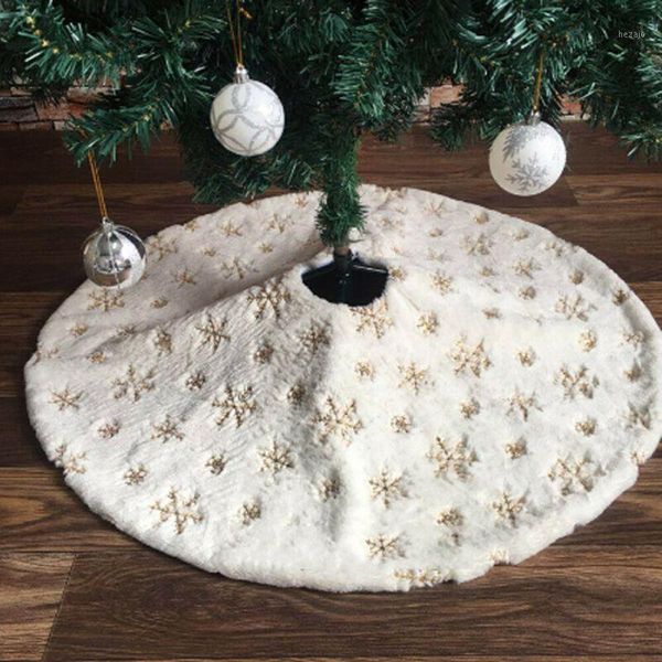 christmas decorations 78-122cm snow plush tree skirt base floor mat cover xmas party decor1
christmas decorations 78-122cm snow plush tree skirt base floor mat cover xmas party decor1