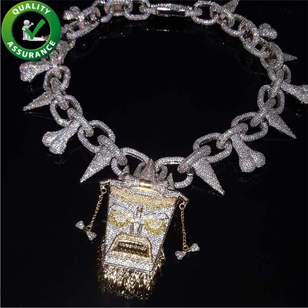 very big pendants mens jewelry luxury designer necklace iced out 18k gold plated pendant men fashion statement hip hop diamond accessories, Silver
very big pendants mens jewelry luxury designer necklace iced out 18k gold plated pendant men fashion statement hip hop diamond accessories, Silver