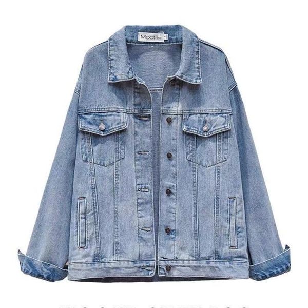 women's jackets hong kong style solid jeans bomber jacket women coats female outwear denim long coat harajuku plus size streetwear goth, Black;brown
women's jackets hong kong style solid jeans bomber jacket women coats female outwear denim long coat harajuku plus size streetwear goth, Black;brown
