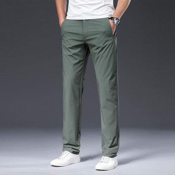 2020 мужской брюки summer new nylon solid color straight mid сыпучие полная длина смарт повседневные брюки рабочие брюки, Black
2020 мужской брюки summer new nylon solid color straight mid сыпучие полная длина смарт повседневные брюки рабочие брюки, Black