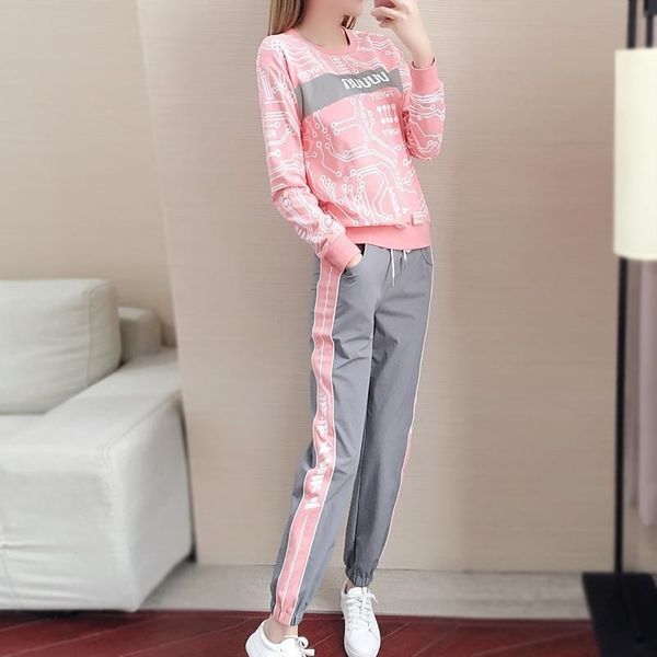 hfkiz student suit women's casual fashion new long sleeve running loose two-piece outfit student outfit spring and autumn sportswear su, Gray
hfkiz student suit women's casual fashion new long sleeve running loose two-piece outfit student outfit spring and autumn sportswear su, Gray