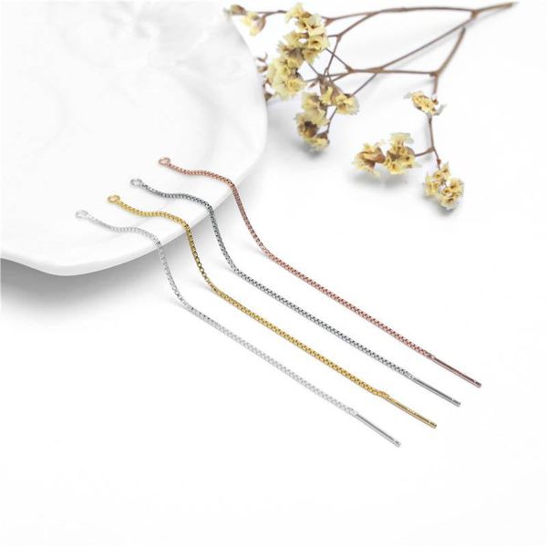 2pcs drop earring line 925 sterling silver 9cm long connector chain for tassel earrings making diy ear jewelry charm linker h jlloba
2pcs drop earring line 925 sterling silver 9cm long connector chain for tassel earrings making diy ear jewelry charm linker h jlloba