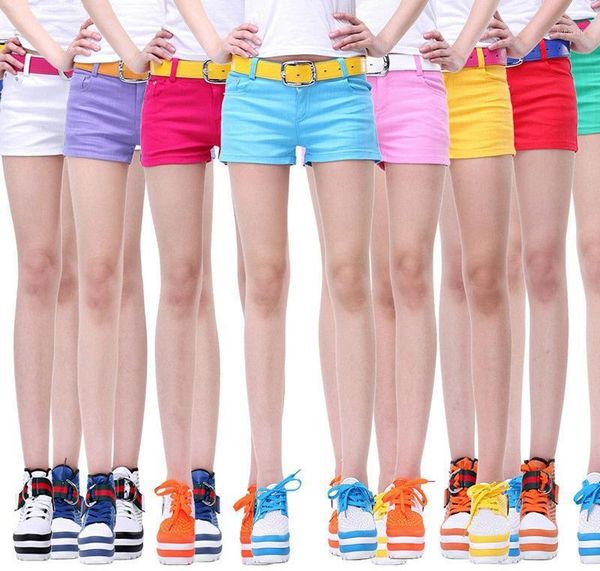 2020 women's shorts denim shorts women cotton candy color short jeans for women mid waist black white short feminino1, White;black 
2020 women's shorts denim shorts women cotton candy color short jeans for women mid waist black white short feminino1, White;black