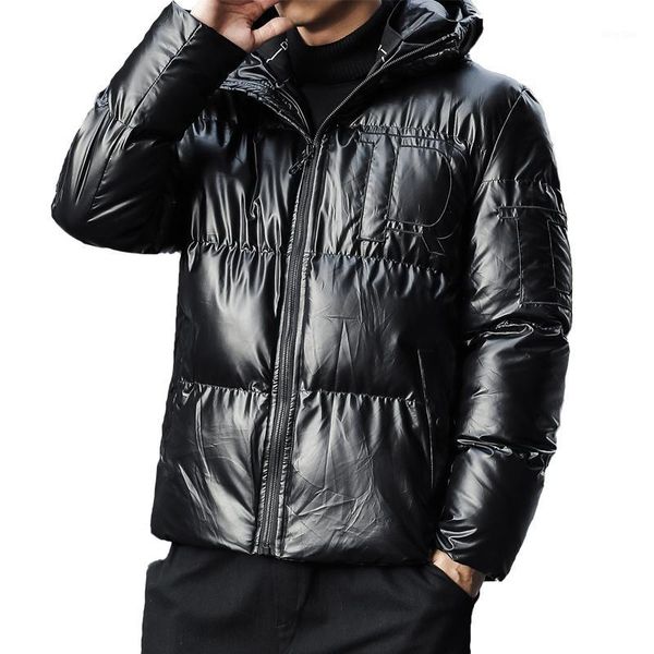 2019 winter new style cotton-padded clothes men's loose-fit korean-style trend thick warm bright surface hooded jacket m-4xl1, Black
2019 winter new style cotton-padded clothes men's loose-fit korean-style trend thick warm bright surface hooded jacket m-4xl1, Black