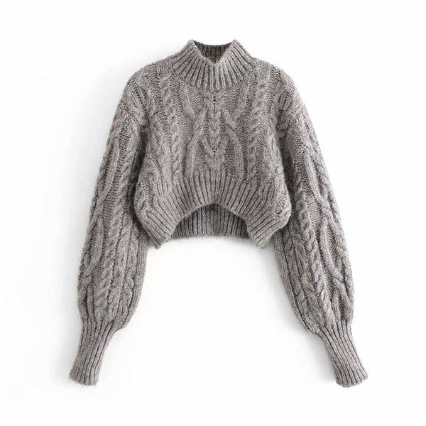 fall za grey cropped argyle sweater women 2020 knitted short woman sweaters long sleeve turtleneck pullover asymmetric hem, White;black
fall za grey cropped argyle sweater women 2020 knitted short woman sweaters long sleeve turtleneck pullover asymmetric hem, White;black