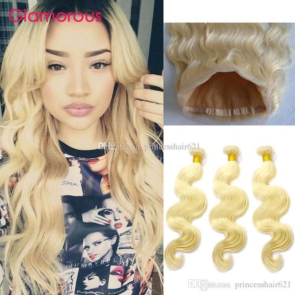 glamorous blonde body wave human hair weaves with 360 lace frontal brazilian peruvian malaysian #613 human hair bundles with 360 closure, Black;brown
glamorous blonde body wave human hair weaves with 360 lace frontal brazilian peruvian malaysian #613 human hair bundles with 360 closure, Black;brown
