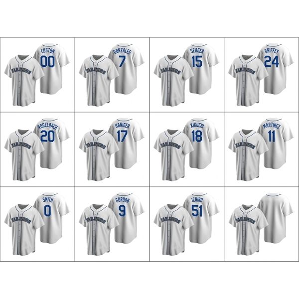 seattle\rmariners men #11 edgar martinez 24 ken griffey 51 ichiro suzuki custom women youth white cooperstown collection home jersey, Blue;black
seattle\rmariners men #11 edgar martinez 24 ken griffey 51 ichiro suzuki custom women youth white cooperstown collection home jersey, Blue;black