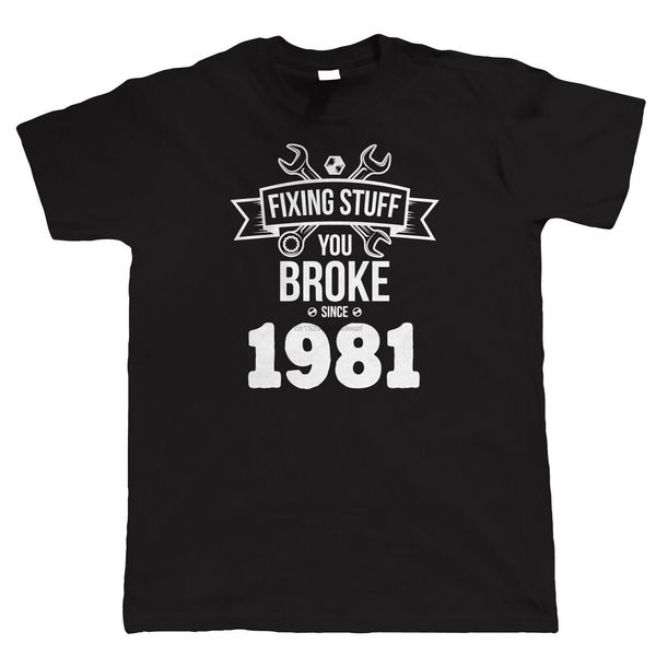 fixing stuff since 1981 t shirt - gift for dad diy mechanic plumber electrician sport hooded sweatshirt hoodie
fixing stuff since 1981 t shirt - gift for dad diy mechanic plumber electrician sport hooded sweatshirt hoodie