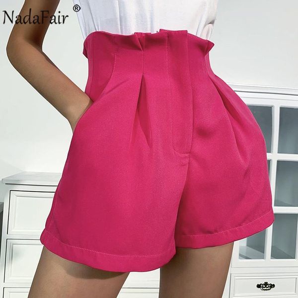 nadafair summer wide led ruffles high waist shorts women zip up fashion elegant casual solid kg-747, White;black
nadafair summer wide led ruffles high waist shorts women zip up fashion elegant casual solid kg-747, White;black