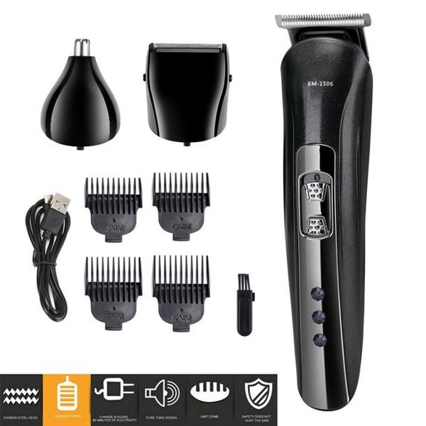 km-1506 электрический цирюльник многофункциональный бритва nosebrush набор угловая стрижка
km-1506 электрический цирюльник многофункциональный бритва nosebrush набор угловая стрижка