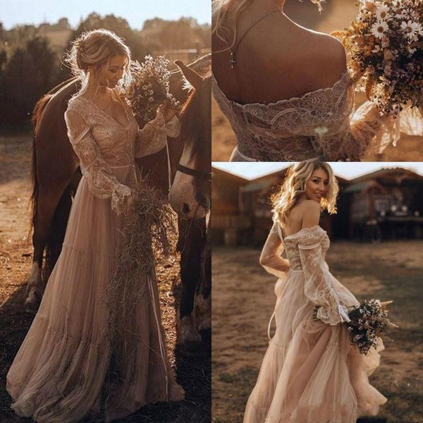 country style vintage plus size a line wedding dresses off shoulder lace appliques long sleeves tulle wedding bridal gowns vestidos de novia, White
country style vintage plus size a line wedding dresses off shoulder lace appliques long sleeves tulle wedding bridal gowns vestidos de novia, White