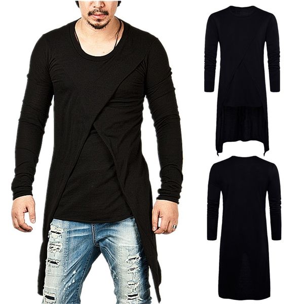 popular spring and autumn wear european fashion hip hop street nightclub sleeve men's solid color long t-shirt, White;black
popular spring and autumn wear european fashion hip hop street nightclub sleeve men's solid color long t-shirt, White;black