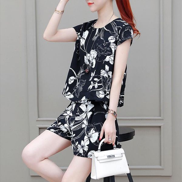 summer suit women new large size two piece set korean fashion slim printed t shirt shorts 2 piece suit trend streetwear 2, Gray
summer suit women new large size two piece set korean fashion slim printed t shirt shorts 2 piece suit trend streetwear 2, Gray