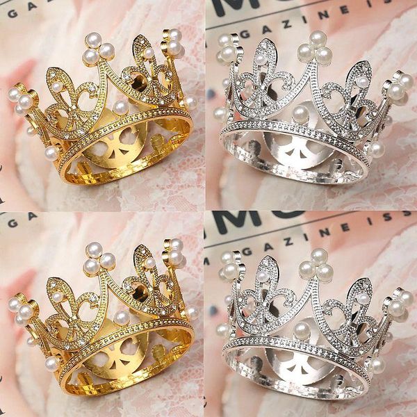 shiny pearl crown inlaid diamond cake er decoration for birthday party weeding decorations supplies gold silver metal crowns
shiny pearl crown inlaid diamond cake er decoration for birthday party weeding decorations supplies gold silver metal crowns