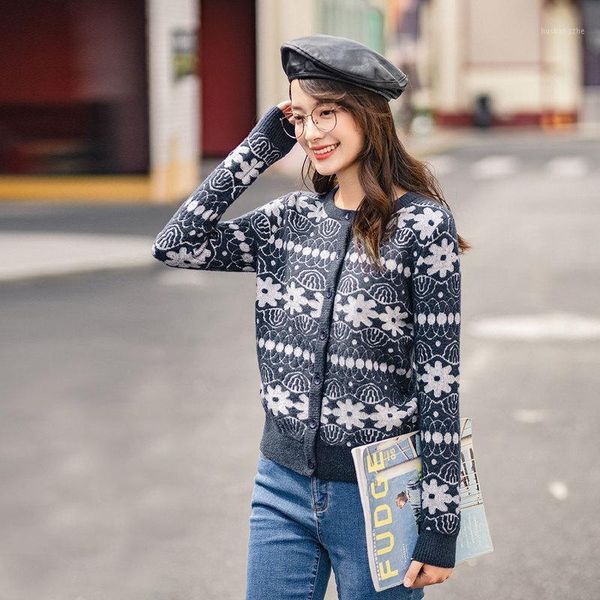 inman 2020 winter new arrivals women's slim sweater jacket cardigan thickened retro flower jacquard plush knitting1, White
inman 2020 winter new arrivals women's slim sweater jacket cardigan thickened retro flower jacquard plush knitting1, White
