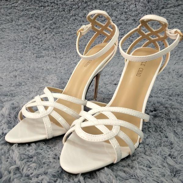 sandals white patent high heel dress party women summer open toe ankle strap stiletto 11cm shoe1, Black
sandals white patent high heel dress party women summer open toe ankle strap stiletto 11cm shoe1, Black