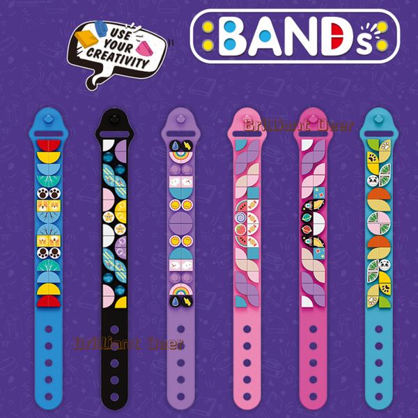 6 pcs/lot soft rubber dots series kids bracelet kit with diy building blocks bricks funny jewelry toys for girls boys 1008
6 pcs/lot soft rubber dots series kids bracelet kit with diy building blocks bricks funny jewelry toys for girls boys 1008