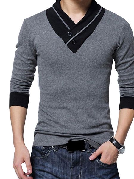 hirigin 2020 fashion trend slim fit long sleeve t shirt men patchwork collar tee v-neck t-shirt cotton t shirts plus size 4xl, White;black
hirigin 2020 fashion trend slim fit long sleeve t shirt men patchwork collar tee v-neck t-shirt cotton t shirts plus size 4xl, White;black
