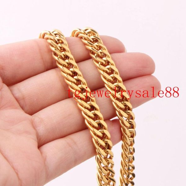 8mm wide stainless steel cuban curb link chain mens boys bracelet or necklace fashion jewelry gold color 7-40inch, Silver
8mm wide stainless steel cuban curb link chain mens boys bracelet or necklace fashion jewelry gold color 7-40inch, Silver