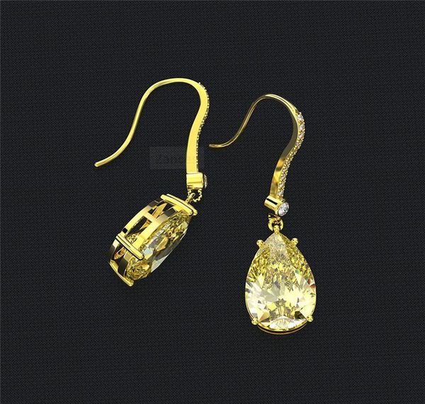 citrine gemstone drop dangle diamonds yellow gold anniversary earrings compact silver needle of qu bbymct nana_shop, Golden 
citrine gemstone drop dangle diamonds yellow gold anniversary earrings compact silver needle of qu bbymct nana_shop, Golden