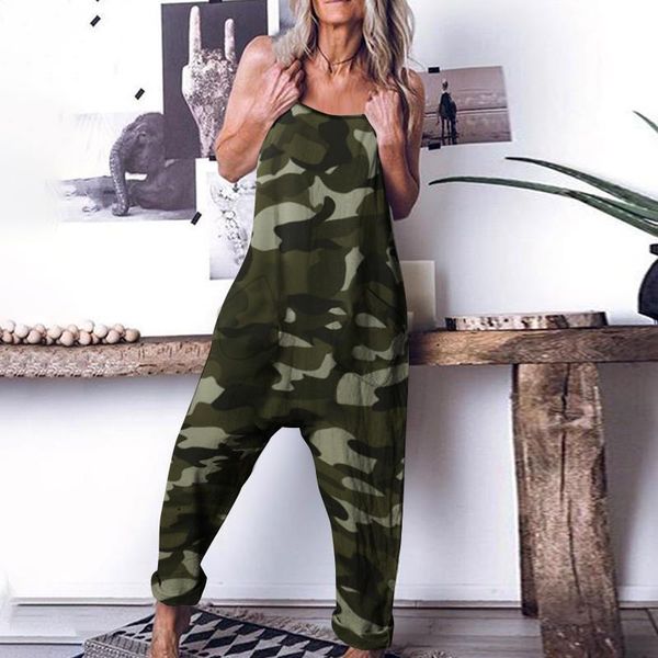 women jumpsuits 5xl long rompers 2020 summer sleeveless casual loose camouflage printed drop-crotch playsuits harem pants, Black;white
women jumpsuits 5xl long rompers 2020 summer sleeveless casual loose camouflage printed drop-crotch playsuits harem pants, Black;white