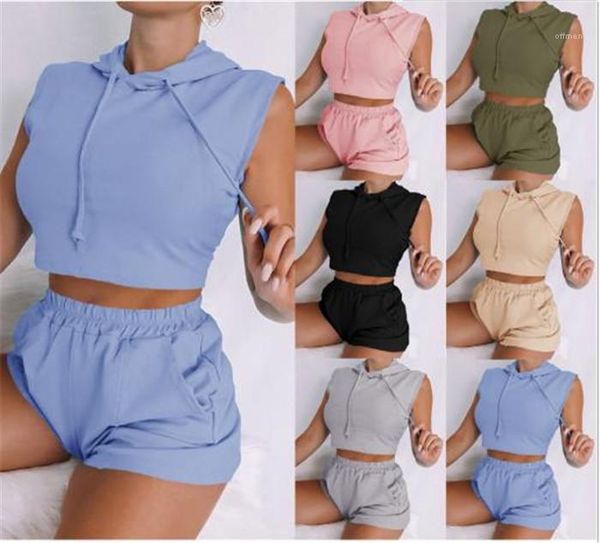 tracksuits solid color sleeveless hooded tanks and casual pockets shorts summer women two piece sets womens two piece, Gray
tracksuits solid color sleeveless hooded tanks and casual pockets shorts summer women two piece sets womens two piece, Gray