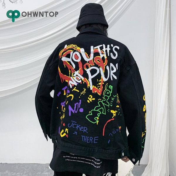 mens graffiti letter print graffiti jeans jacket harajuku washed retro denim jacket for men streetwear windbreaker bomber1, Black;brown
mens graffiti letter print graffiti jeans jacket harajuku washed retro denim jacket for men streetwear windbreaker bomber1, Black;brown