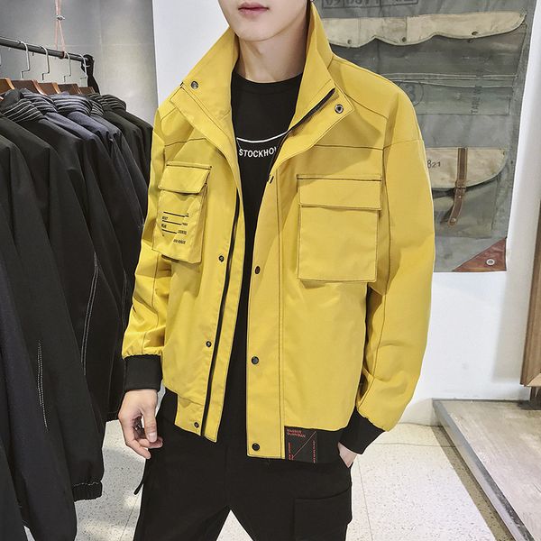 2021 the new men's solid casual jacket with hood outerwear jackets spring new fashion thin letter zipper fby1, Black;brown
2021 the new men's solid casual jacket with hood outerwear jackets spring new fashion thin letter zipper fby1, Black;brown