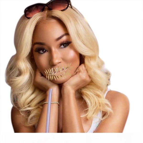613 blonde lace front human hair wigs body wave malaysian hair 130% density glueless full lace wig 8-20 inch with black women, Black;brown
613 blonde lace front human hair wigs body wave malaysian hair 130% density glueless full lace wig 8-20 inch with black women, Black;brown