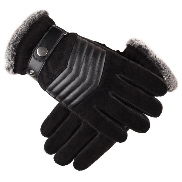 la spezia brown mens leather gloves real pigskin russia winter gloves warm thick driving skiing men's gloves guantes luvas bbylau, Black 
la spezia brown mens leather gloves real pigskin russia winter gloves warm thick driving skiing men's gloves guantes luvas bbylau, Black