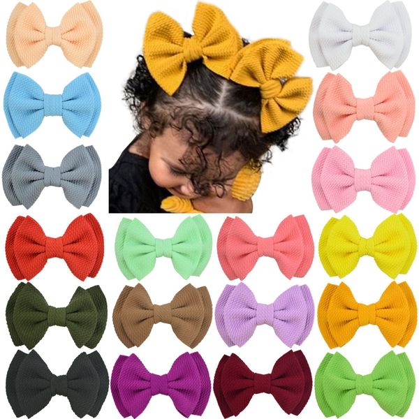 36pc/lot 4.7inch solid cotton fabric bow bb hair clips girls hair bow hairpins ,school girl knotbow headdress hair accessories y200710, Slivery;white
36pc/lot 4.7inch solid cotton fabric bow bb hair clips girls hair bow hairpins ,school girl knotbow headdress hair accessories y200710, Slivery;white