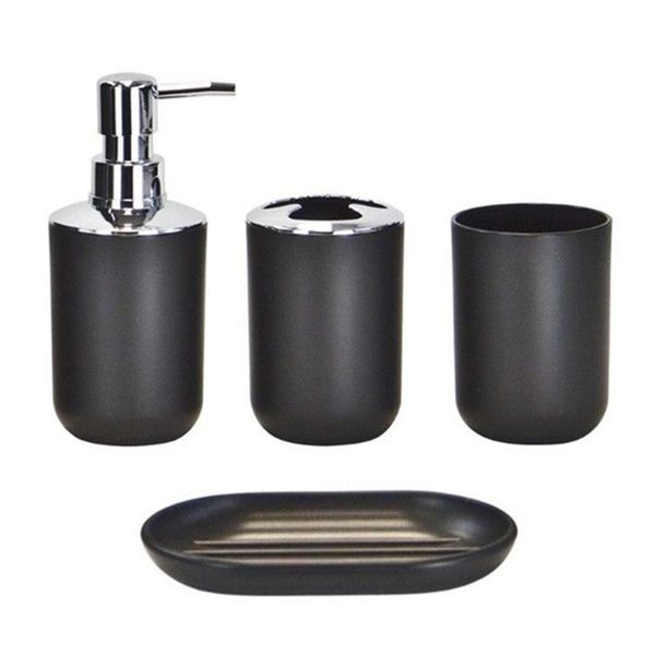 4pcs home shower easy clean soap dish tumbler gift anti slip toothbrush holder liquid bottle bathroom accessories set l
4pcs home shower easy clean soap dish tumbler gift anti slip toothbrush holder liquid bottle bathroom accessories set l