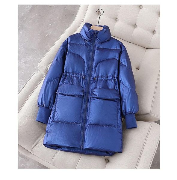 women 2020 winter fashion white duck down solid colors jacket female stand collar loose outerwear ladies thick warm coat p35, Black
women 2020 winter fashion white duck down solid colors jacket female stand collar loose outerwear ladies thick warm coat p35, Black