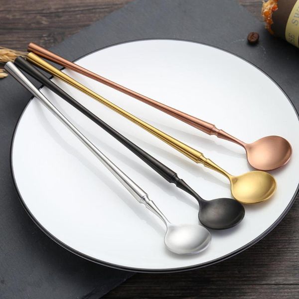 spoons 2021 round head long handle colorful spoon flatware coffee drinking tools kitchen gadget teaspoons
spoons 2021 round head long handle colorful spoon flatware coffee drinking tools kitchen gadget teaspoons