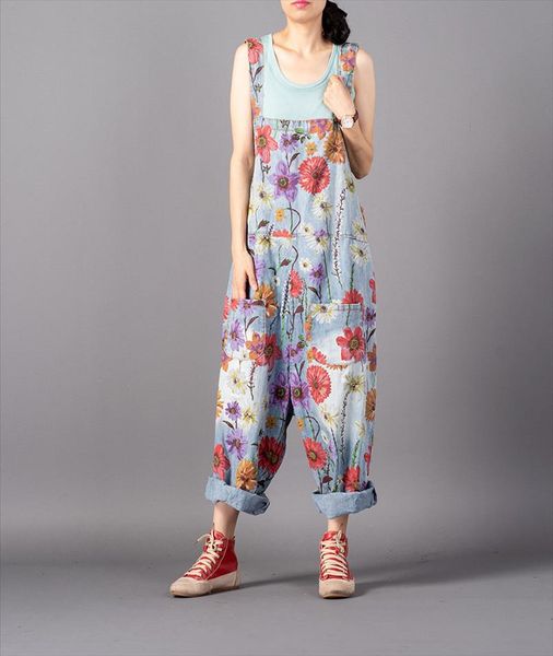 women printed plus size jumpsuits ladies loose print casual holes ripped denim overalls rompers jeans pants female vintage, Black;white
women printed plus size jumpsuits ladies loose print casual holes ripped denim overalls rompers jeans pants female vintage, Black;white