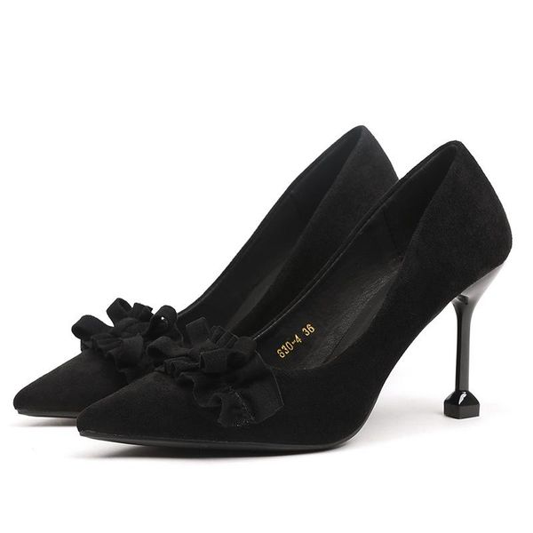 women shoes high heels spring brand woman pumps thin heels party shoes pointed toe slip on office ladie dress shoe plus size new, Black
women shoes high heels spring brand woman pumps thin heels party shoes pointed toe slip on office ladie dress shoe plus size new, Black