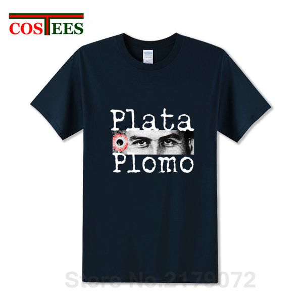 sport summer new brand clothing bullet hole plata o plomo t shirts men pablo silver or lead t-shirt escobar cotton hip hop o neck tees
sport summer new brand clothing bullet hole plata o plomo t shirts men pablo silver or lead t-shirt escobar cotton hip hop o neck tees