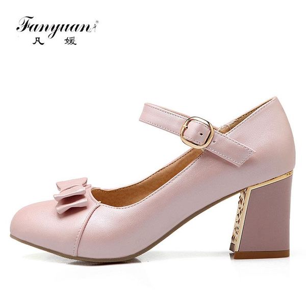dress shoes fanyuan custom sweet girls high chunky heels light color butterfly-knot buckle strap women comfortable party date pumps, Black
dress shoes fanyuan custom sweet girls high chunky heels light color butterfly-knot buckle strap women comfortable party date pumps, Black