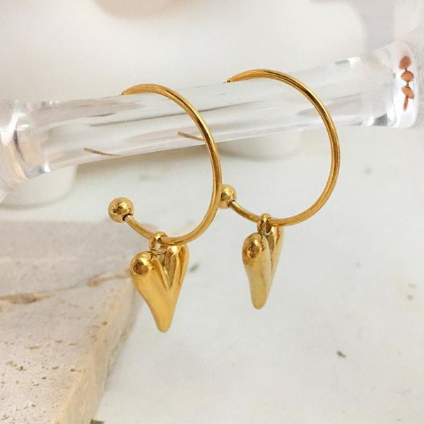 monlansher vintage geometric heart drop earrings gold color titanium steel drop earrings for women minimalist jewelry, Silver
monlansher vintage geometric heart drop earrings gold color titanium steel drop earrings for women minimalist jewelry, Silver