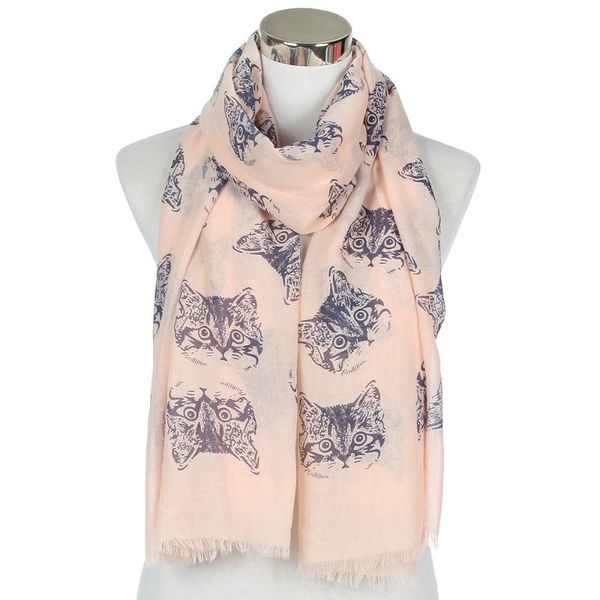 foxmother new fashion white pink grey color cat scarf shawl for women ladies gifts, Blue;gray
foxmother new fashion white pink grey color cat scarf shawl for women ladies gifts, Blue;gray