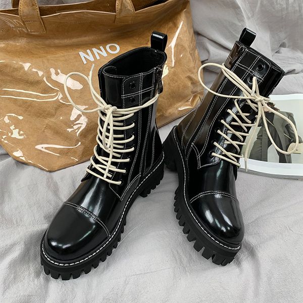 boots stylesowner 2021 winter fashion woman black genuine leather lace-up platform women real
boots stylesowner 2021 winter fashion woman black genuine leather lace-up platform women real